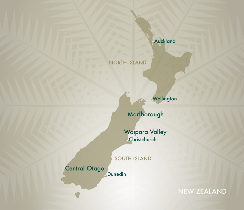 Mud House Wine Regions New Zealand Map